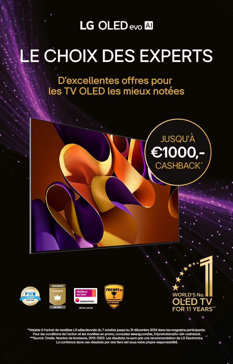 Image de la célébration des 10 ans de webOS pendant la LG Streaming Week, avec des partenaires de contenu mondiaux