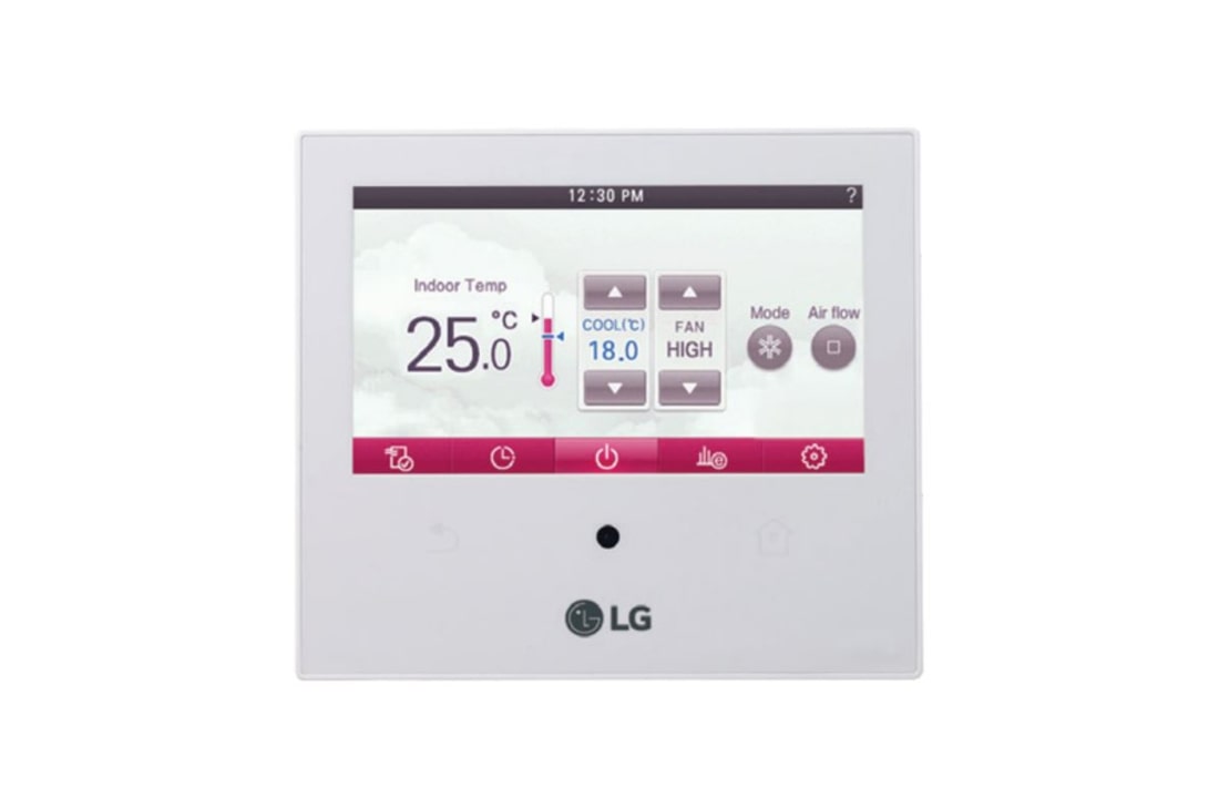 LG Индивидуален контролер, кабелен контролер, премиум, 'Изглед отпред, PREMTA000A