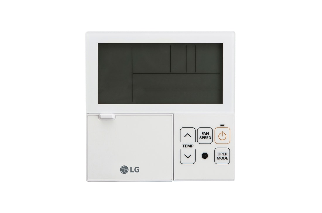 LG Индивидуален контролер, кабелен контролер, Standard II, бял, 'Изглед отпред, PREMTB001