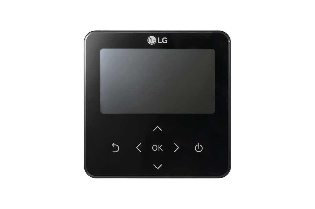 LG Индивидуален контролер, кабелен контролер, Стандарт III, черен, 'Изглед отпред, PREMTBB10