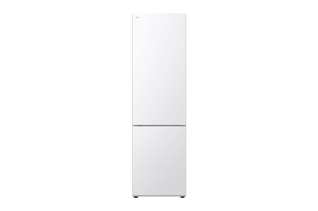 LG Хладилник c долна камера, DoorCooling⁺™ технология, 387L капацитет, Pogled sprijeda, GBV22NCCSW