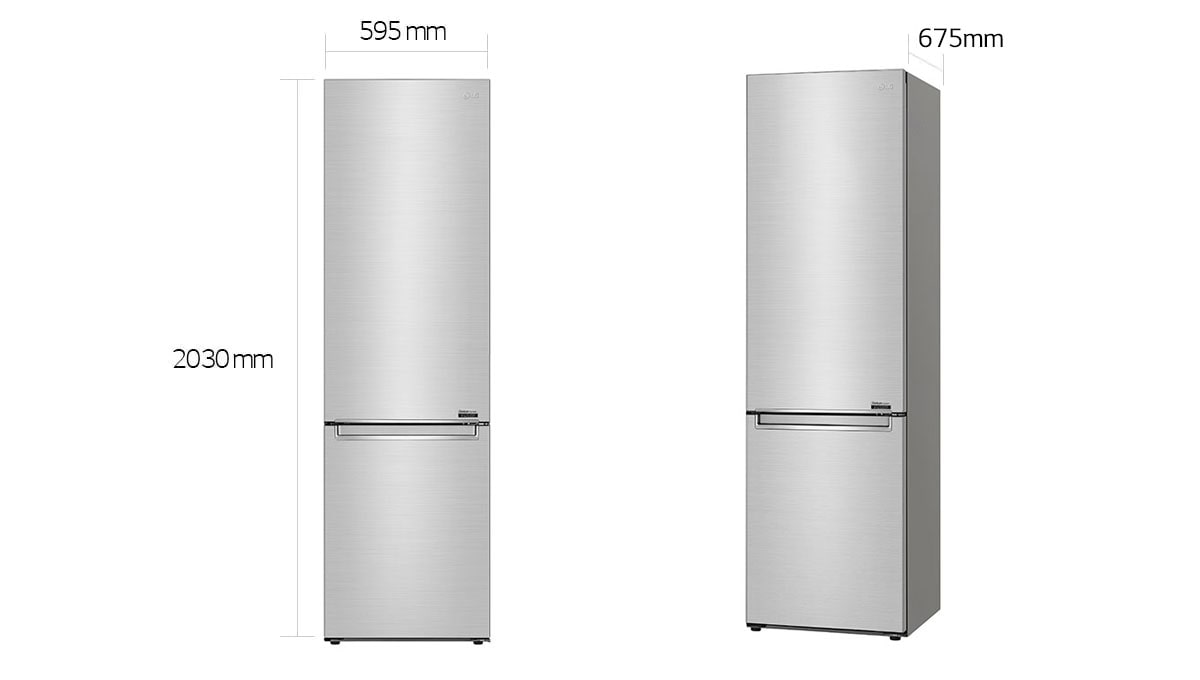 Хладилник с фризер LG GBB92STBAP