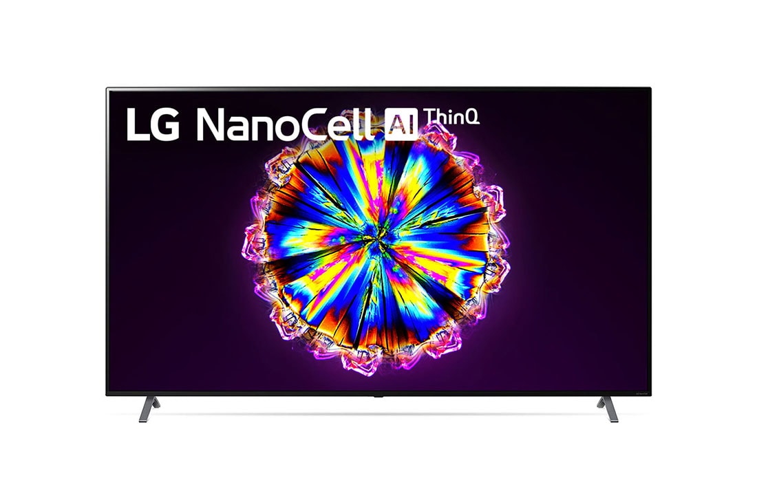 LG 4K NanoCell TV, изглед отпред със запълваща снимка, 86NANO903NA