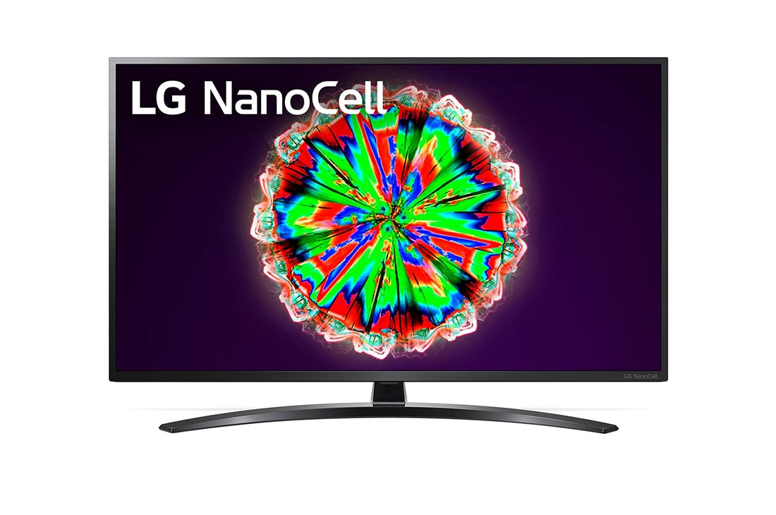 LG 65'' (165 cm) 4K HDR Smart NanoCell TB, изглед отпред със запълваща снимка, 65NANO793NE