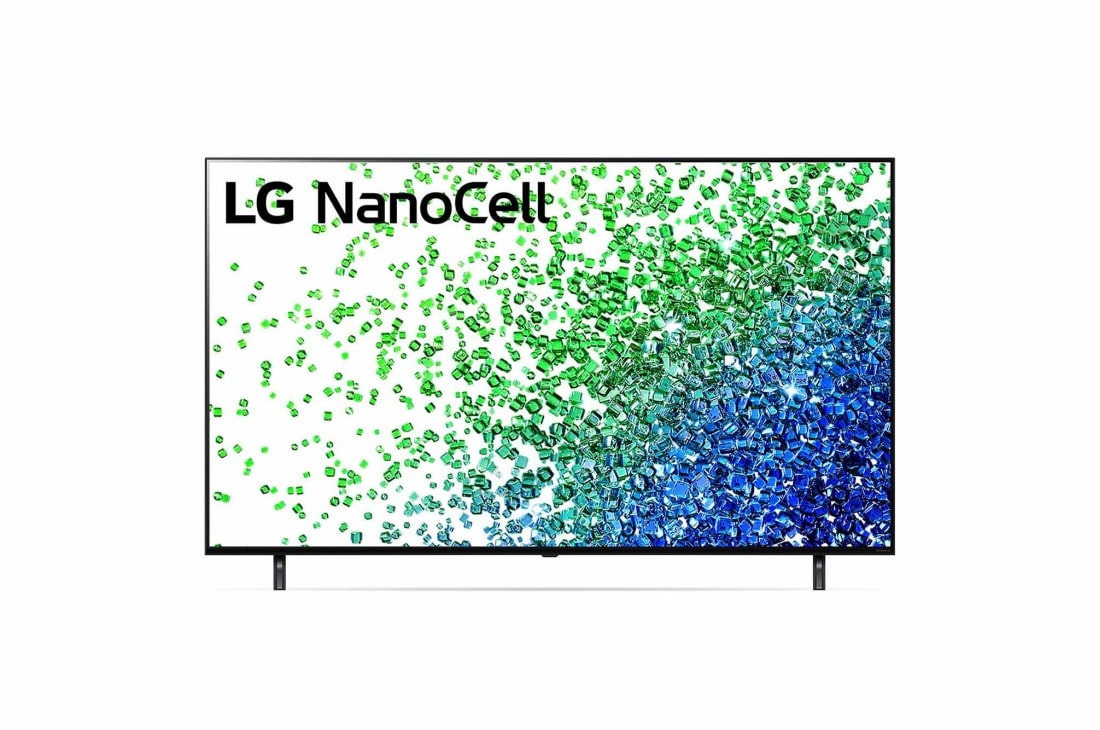 LG 55'' (139 cm) 4K HDR Smart Nano Cell TV, Изглед отпред на LG NanoCell TV, 55NANO803PA