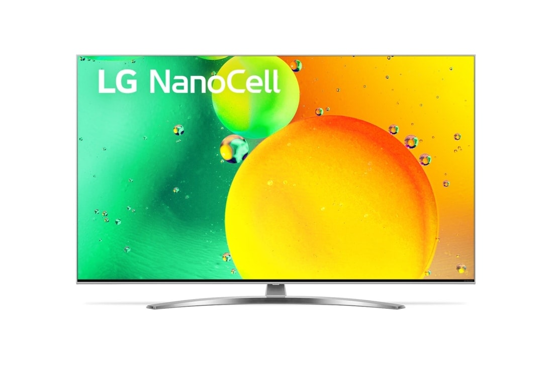LG NanoCell 55'' NANO78 4K TV, Изглед отпред на телевизор LG NanoCell TV, 55NANO783QA