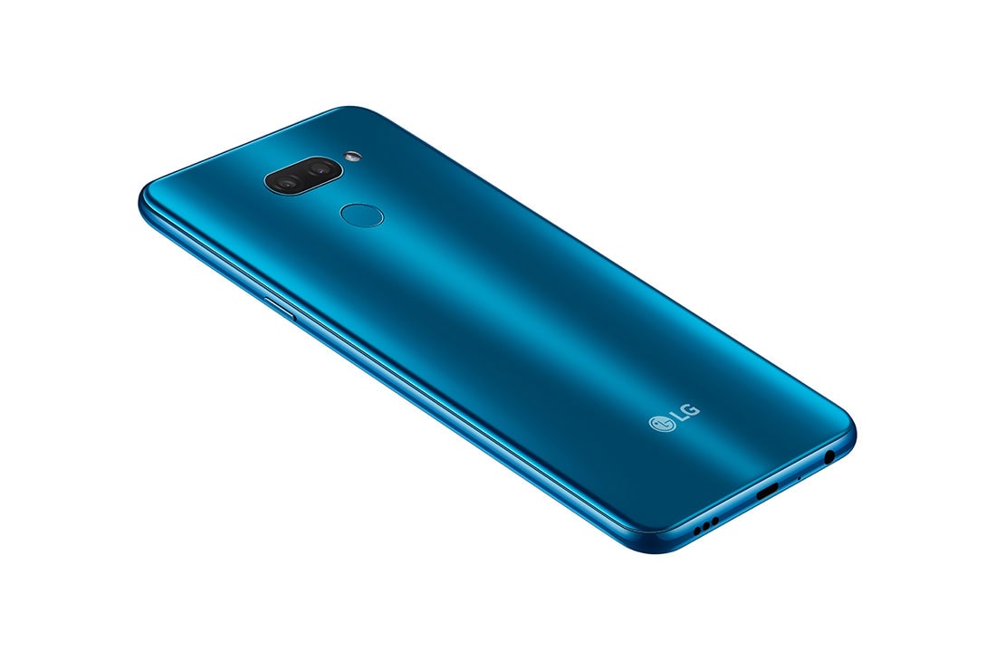 Blue смартфон. Смартфон LG q60.