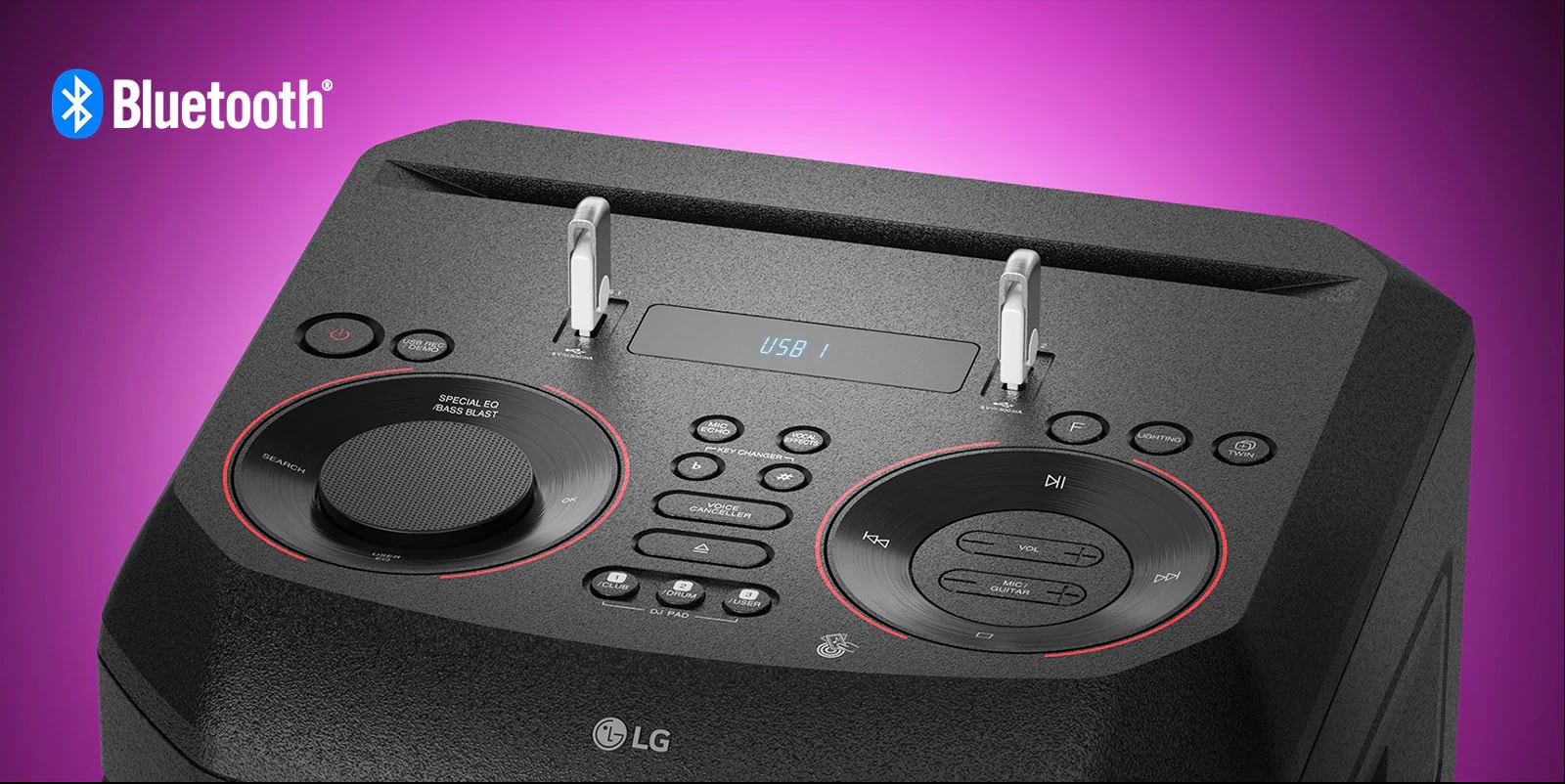 Altavoz LG RNC7 XBOOM Bluetooth 500W DJ - Devoraprecios