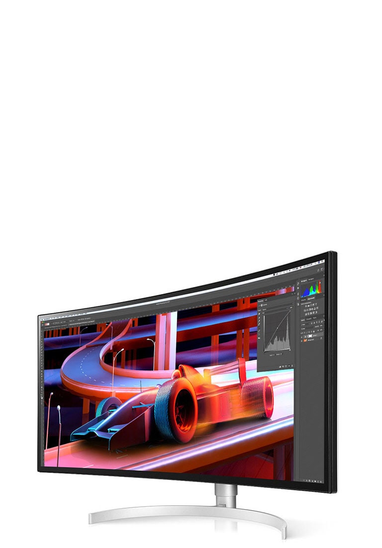 LG Monitor curvo para juegos de 34 pulgadas - 34 UltraWide  WQHD (3440 x 1440) - Frecuencia de actualización de 100Hz - 5ms GTG - sRGB  99% - 3000: 1-21: 9 - AMD FreeSync - Caja fuerte parpadeante - : Electrónica