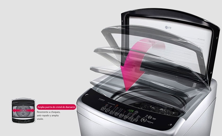 LG Lavadora LG Carga Superior Smart Inverter con LG TurboDrum 17 Kg - | Centroamérica y el Caribe