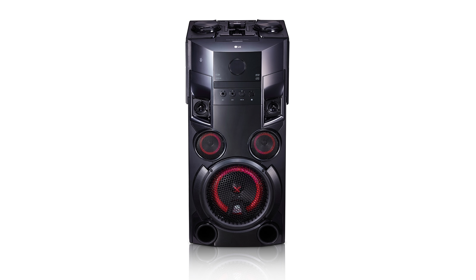 LG OM7560 TORRE DE ALTAVOCES 1000W CON BLUETOOTH, REPRODUCTOR CD Y