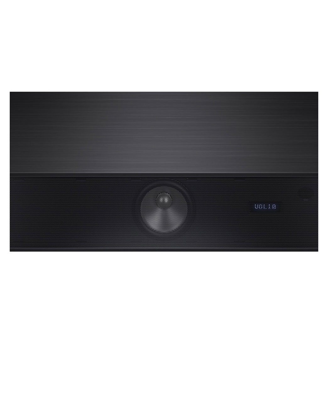 LG Barra de sonido máxima potencia 800 watts,  5.1 canales, DTS Virtual:X, Control por App, Subwoofer inalámbrico, HDMI Arc., Vista cercana del canal central, SH7Q