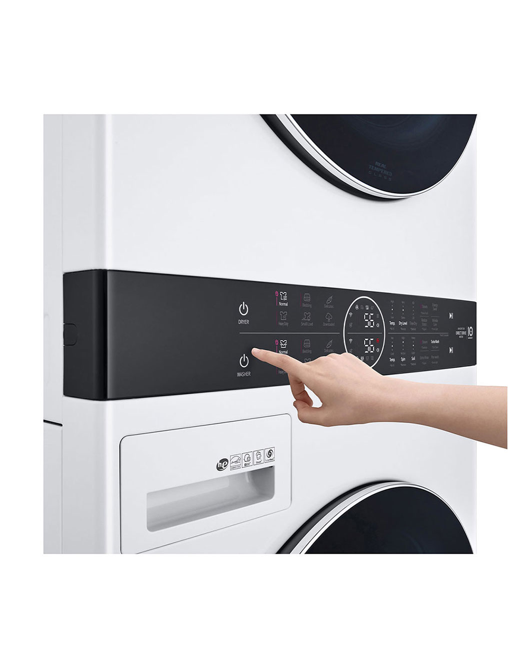LG Torre de Lavado WashTower™ 22kg (lavado)/ 22kg (Secado Electrica), AI ThinQ - Blanco, LG TORRE DE LAVADO con Control Central, WK22WS6, WK22WS6, WK22WS6E
