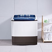 LG Lavadora Doble tina Carga Superior 16.5Kg/10kg  Filtro Atrapa pelusas Wind Jet Dry color Blanco , WP18WAR, WP17WAR, thumbnail 14