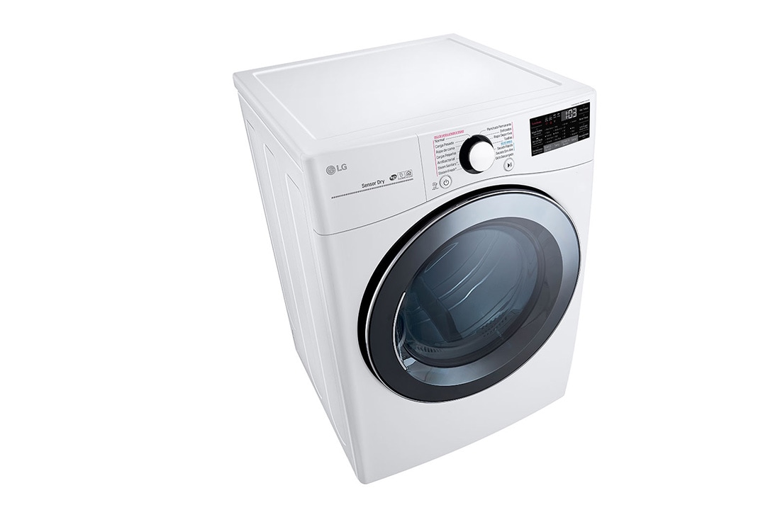 LG 22kg Secadora a Gas Carga Frontal & ThinQ, Color Blanco