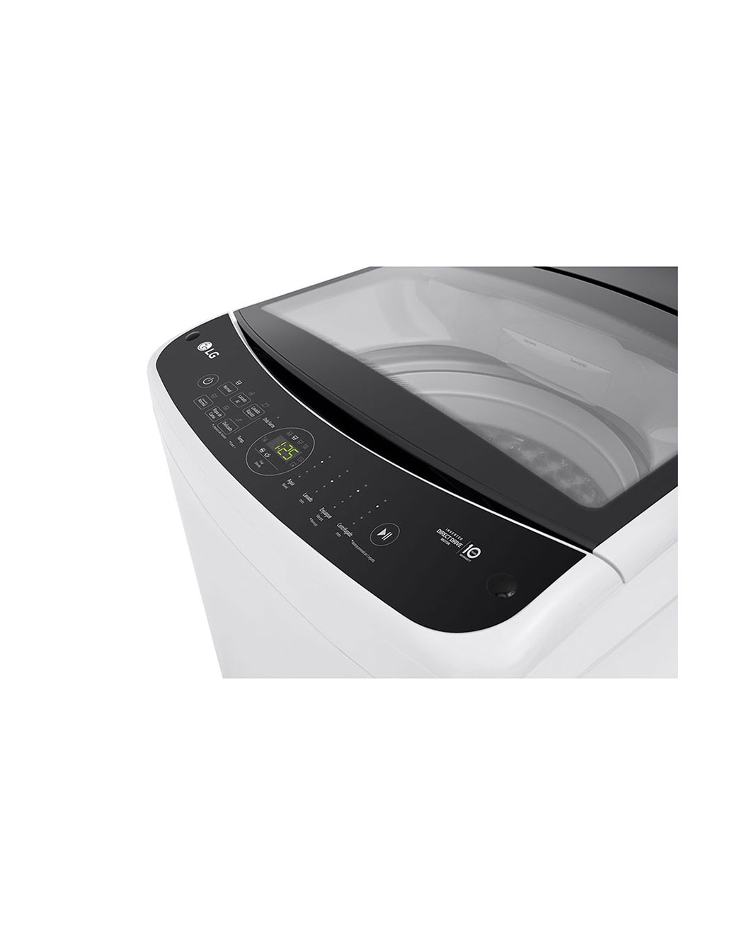 LG Lavadora Carga Superior LG 19Kg  Motor Inverter Direct Drive™ Sistema 6 Motion Blanco, WT19WV6, WT19WV6