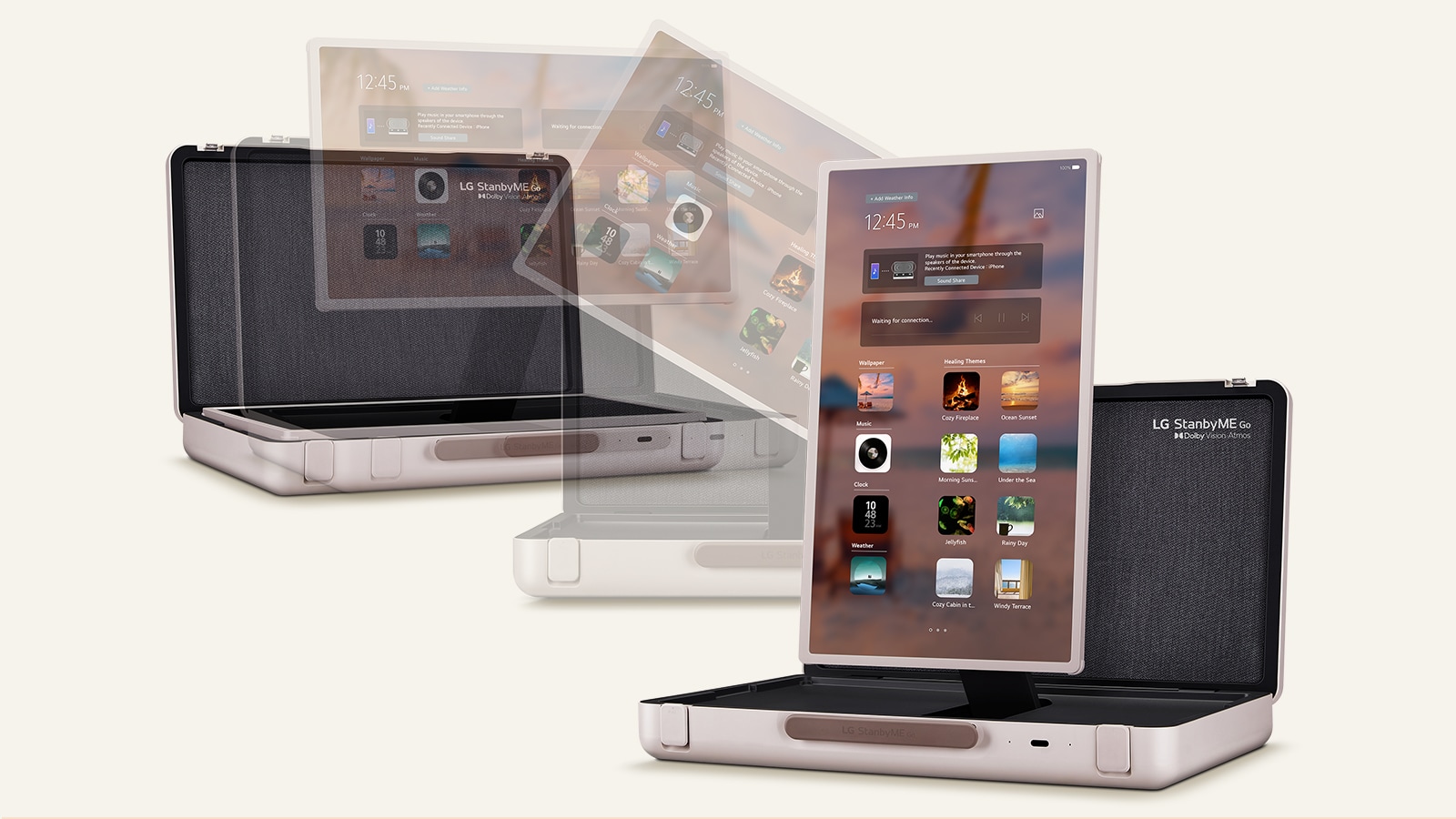 LG Stanbyme Go, el único Smart TV portátil y táctil<sup>(1)</sup