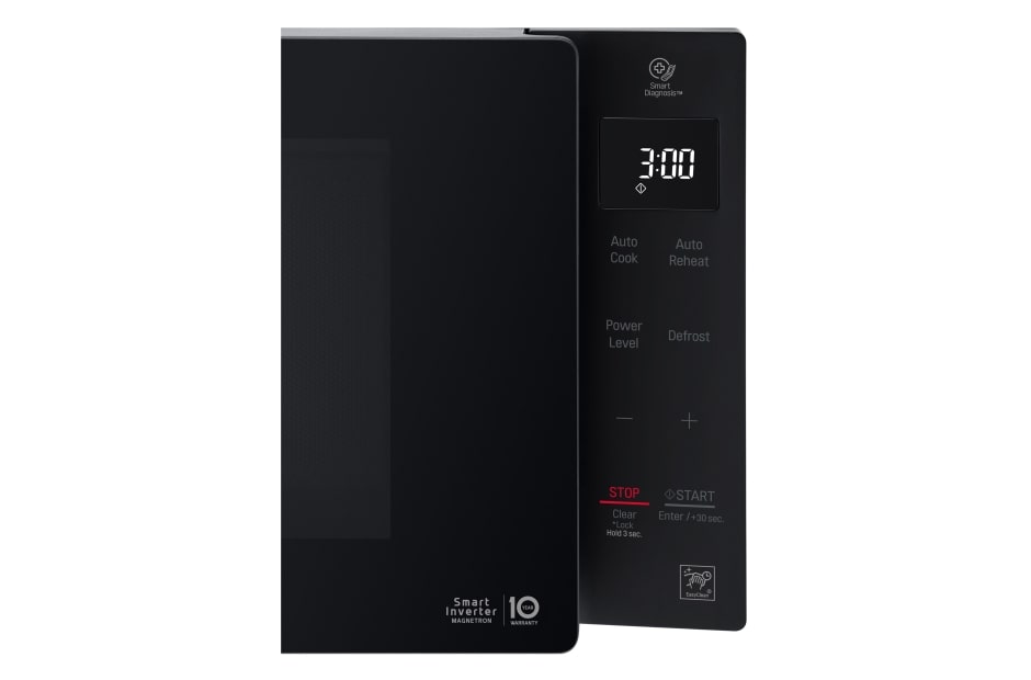  LG LMC0975ASZ 0.9 CF Microondas de encimera, inversor  inteligente, interior de fácil limpieza con anillo hexagonal, acero  inoxidable : Hogar y Cocina