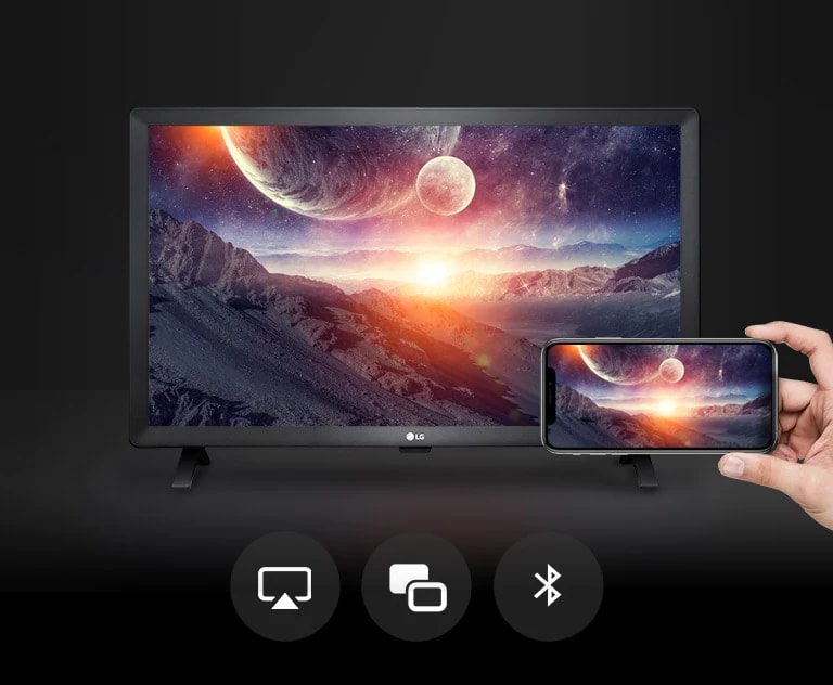 TV LG 23.6 Pulgadas 60 cm 24TQ520S-PS HD LED Smart TV
