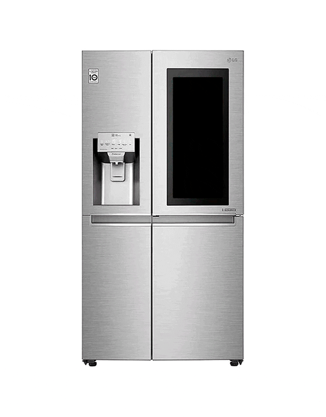 LG 28 pᶟ |InstaView™ Door-in-Door®|Side by Side |Hygiene Fresh⁺ |Compresor linear inverter |Acero Inoxidable|ThinQ™ , LS74SXP