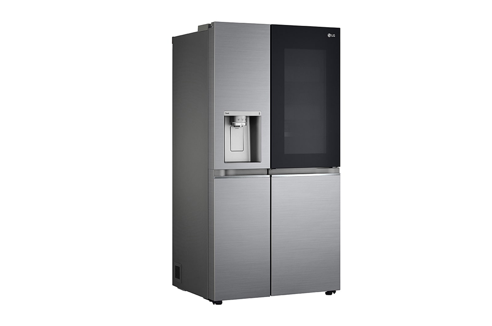 LG Refrigeradora Side by Side 22.4pᶟ (NET) / 23.8pᶟ (Gross) Door-in-Door™ LINEARCooling™ Craft Ice™ Instaview® ThinQ™ Metal, LS66SXNC, LS66SXNC