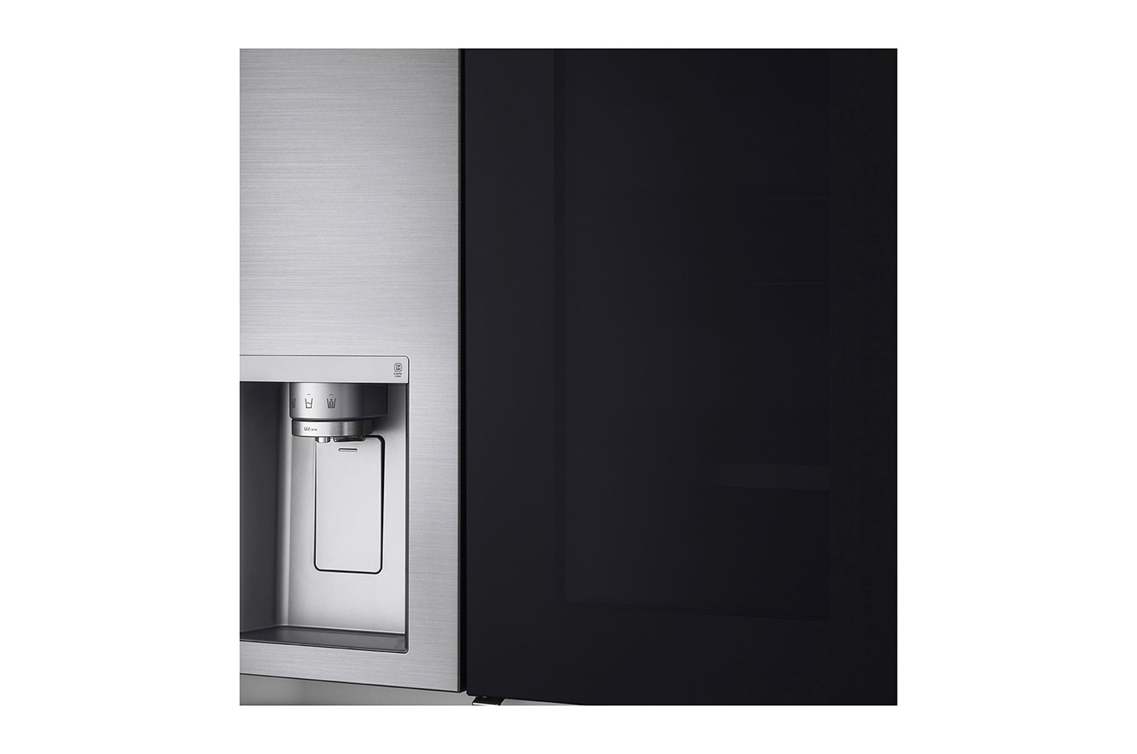 LG Refrigeradora Side by Side 22.4pᶟ (NET) / 23.8pᶟ (Gross) Door-in-Door™ LINEARCooling™ Craft Ice™ Instaview® ThinQ™ Metal, LS66SXNC, LS66SXNC