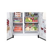 LG Refrigeradora Side by Side 22.4pᶟ (NET) / 23.8pᶟ (Gross) Door-in-Door™ LINEARCooling™ Craft Ice™ Instaview® ThinQ™ Metal, LS66SXNC, LS66SXNC, thumbnail 15