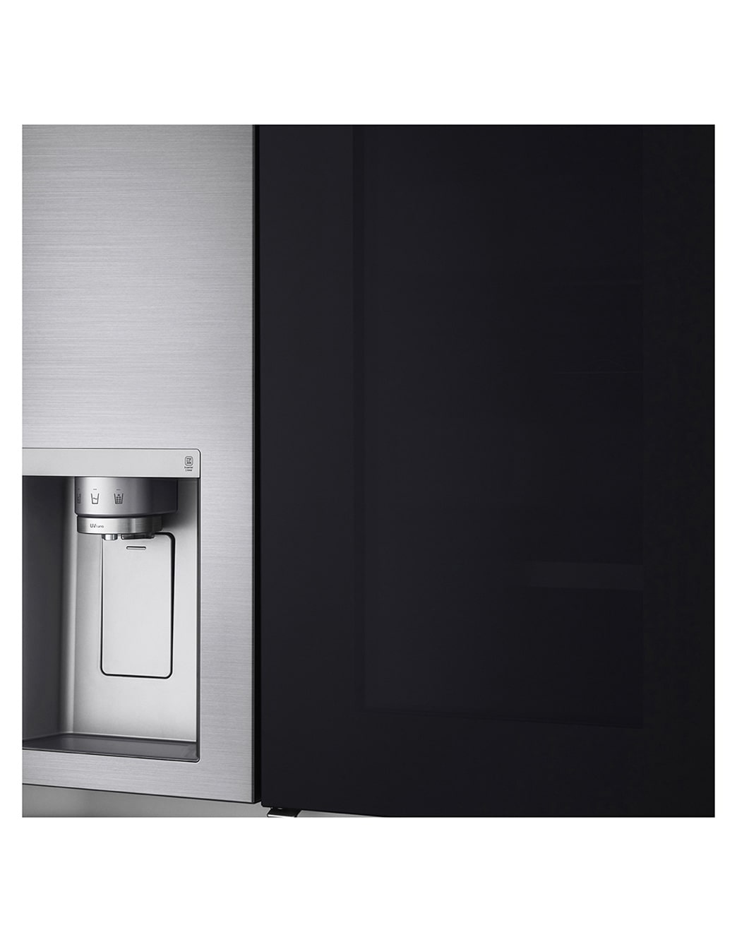 LG Refrigeradora Side by Side 22.4pᶟ (NET) / 23.8pᶟ (Gross) Door-in-Door™ LINEARCooling™ Craft Ice™ Instaview® ThinQ™ Metal, LS66SXNC, LS66SXNC
