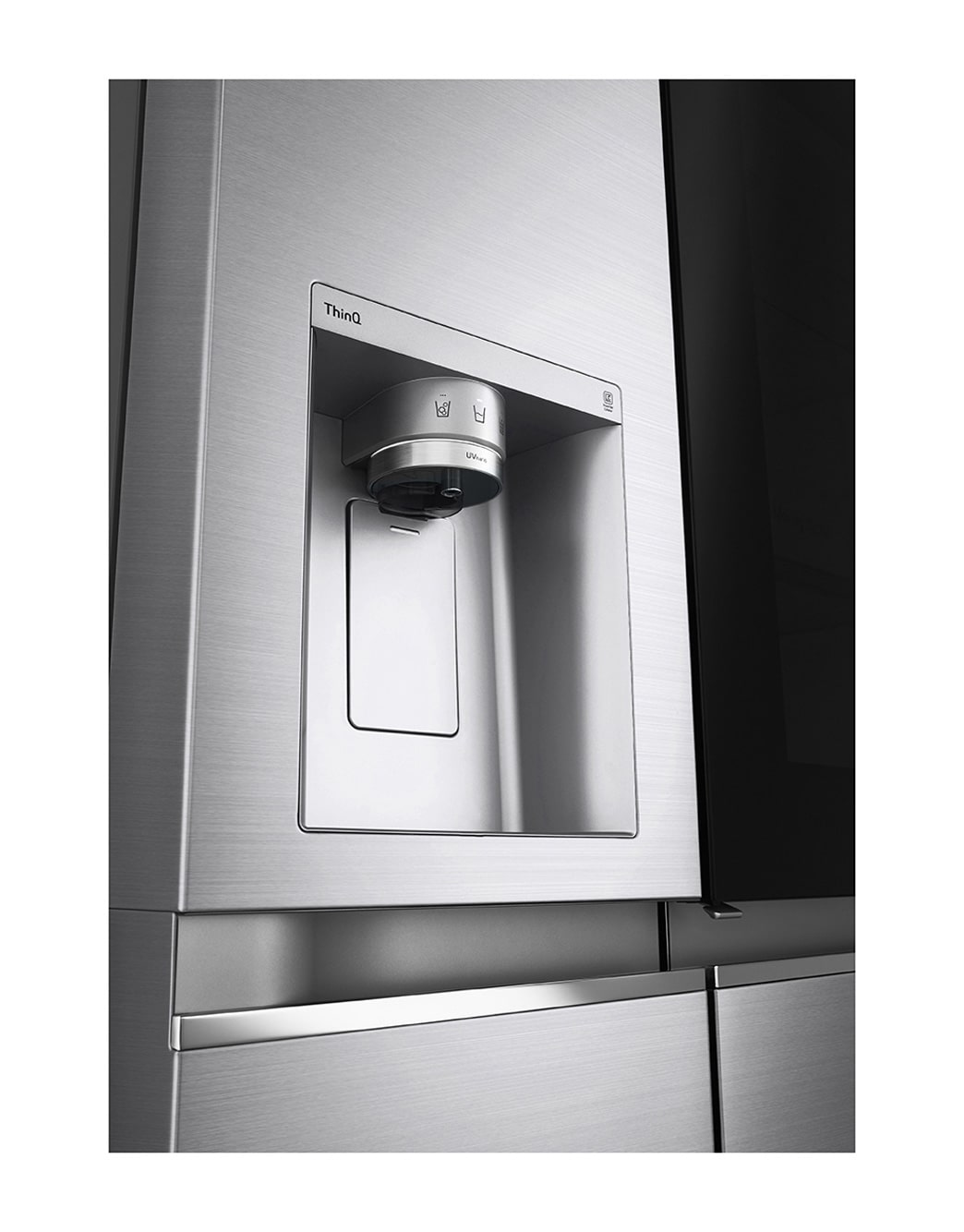 LG Refrigeradora Side by Side 22.4pᶟ (NET) / 23.8pᶟ (Gross) Door-in-Door™ LINEARCooling™ Craft Ice™ Instaview® ThinQ™ Metal, LS66SXNC, LS66SXNC