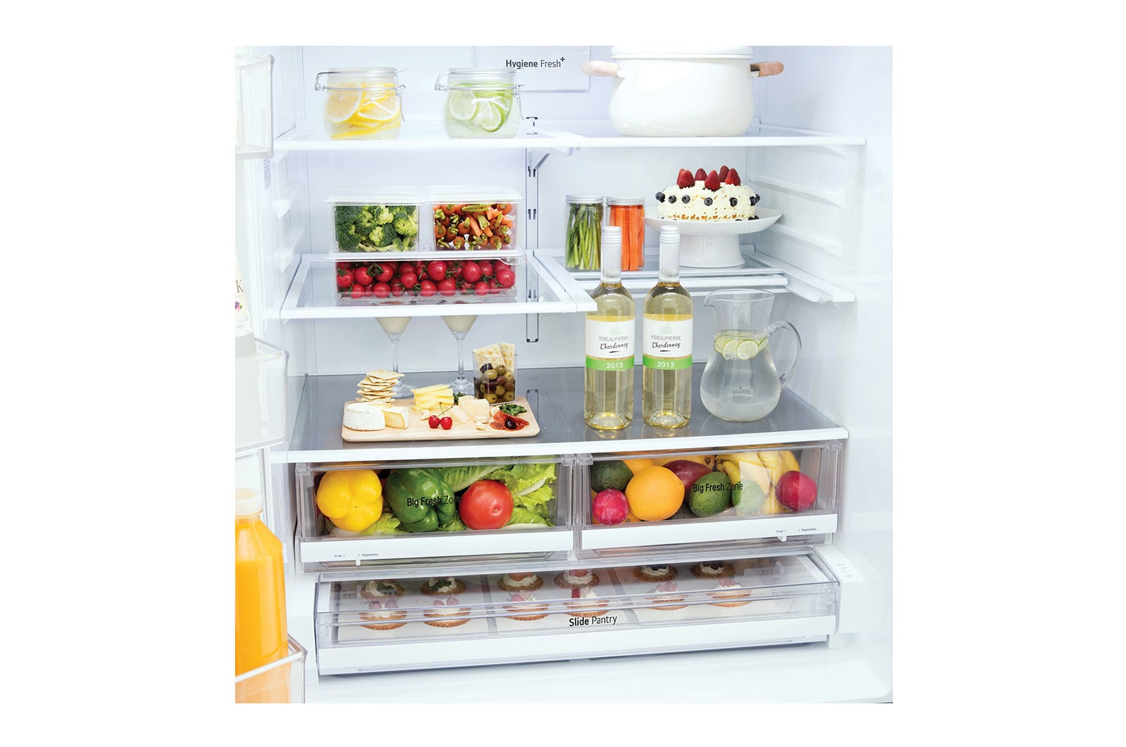 LG Refrigeradora French Door 28p³ (NET)/ 28p³ (Gross) Smart Inverter Multi Air Flow™ ThinQ™, Refrigerador French Door Gran Capacidad 28 pies cúbicos con Dispensador de Agua y Hielos | Smart Inverter, GM78SGT