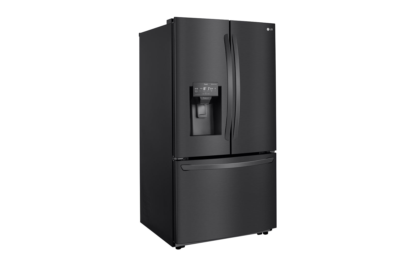 LG Refrigeradora French Door 28p³ (NET)/ 28p³ (Gross) Smart Inverter Multi Air Flow™ ThinQ™, Refrigerador French Door Gran Capacidad 28 pies cúbicos con Dispensador de Agua y Hielos | Smart Inverter, GM78SGT