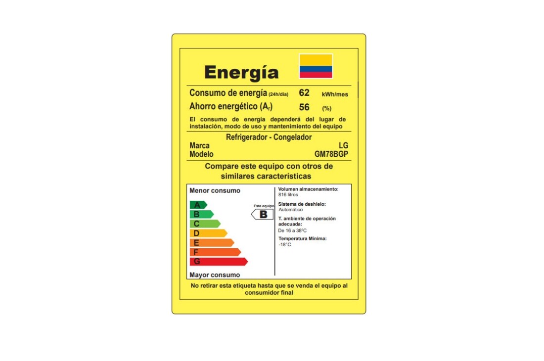 Refrigeradora French Door 29p³ (N) /30p³ (G) LG GM78BGP