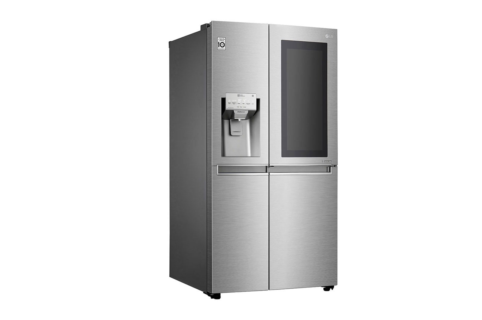 LG 28 pᶟ |InstaView™ Door-in-Door®|Side by Side |Hygiene Fresh⁺ |Compresor linear inverter |Acero Inoxidable|ThinQ™ , LS74SXP