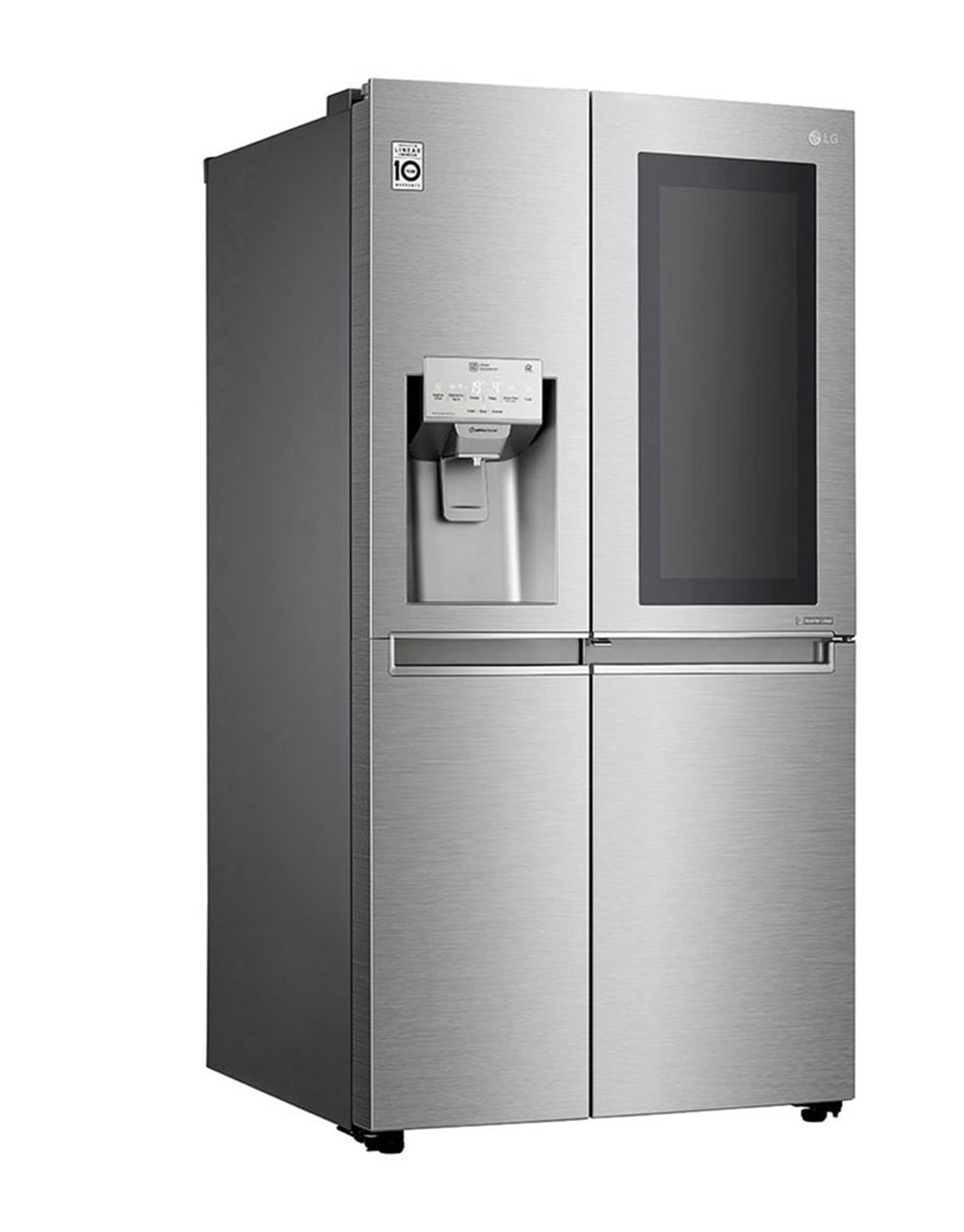 LG 28 pᶟ |InstaView™ Door-in-Door®|Side by Side |Hygiene Fresh⁺ |Compresor linear inverter |Acero Inoxidable|ThinQ™ , LS74SXP