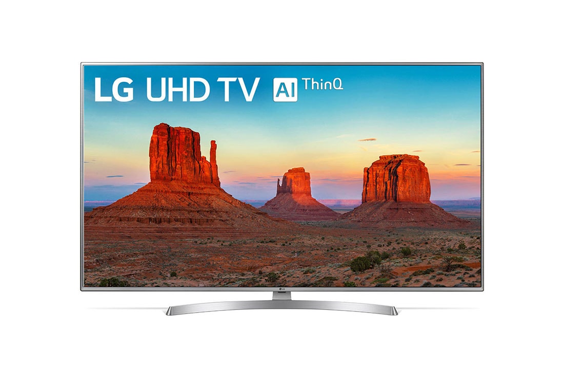 LG TV 55'' | UHD 4K SMART TV | Ultra HD LED | Procesador α5 | ThinQ™ AI | 4K HDR Activo | Verdadera Precisión del Color | DTS Virtual:X, 55UK6550PSB