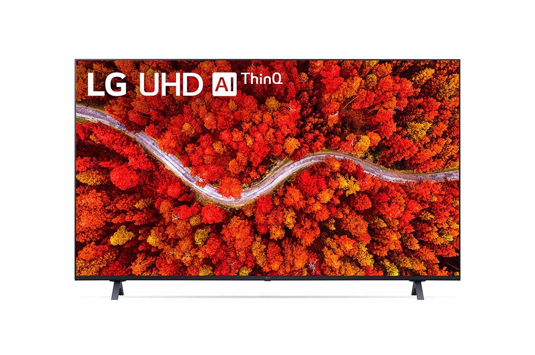 LG LG UHD AI ThinQ 55'' UP80 4K Smart TV, α5 AI Processor