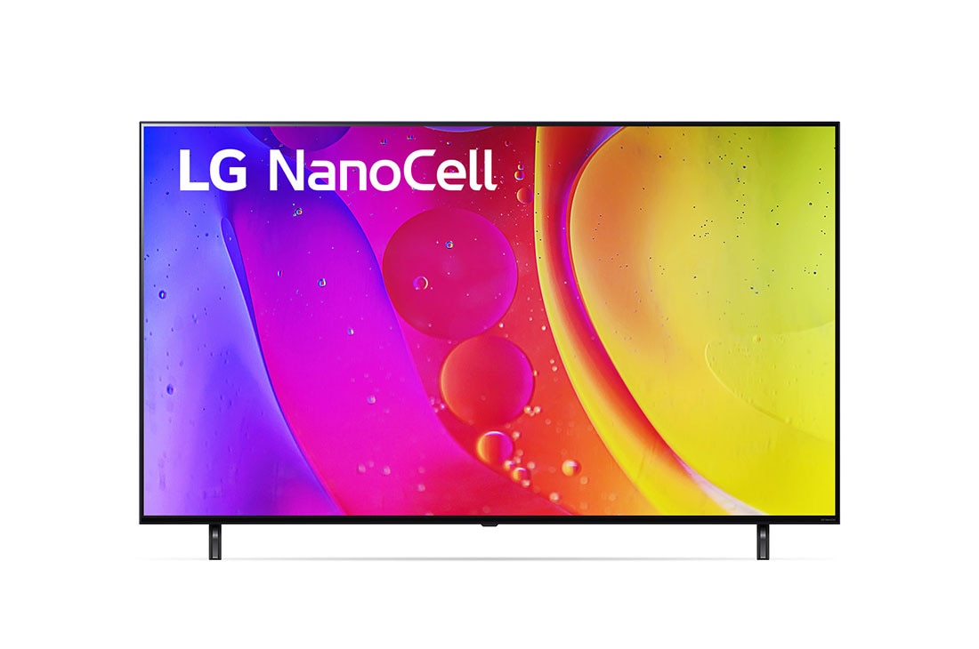 LG TV LG NanoCell 55'' 4K UHD -Procesador inteligente α5 Gen5 AI -Smart tv webOS, 55NANO80SQA, 55NANO80SQA