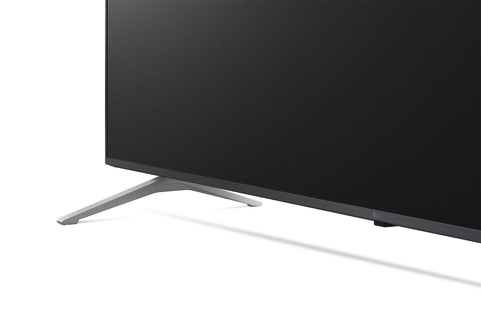 LG UHD AI ThinQ 75'' UP77 4K Smart TV, Procesador α5 AI, Magic Remote, vista de primer plano del panel, 75UP7760PSB