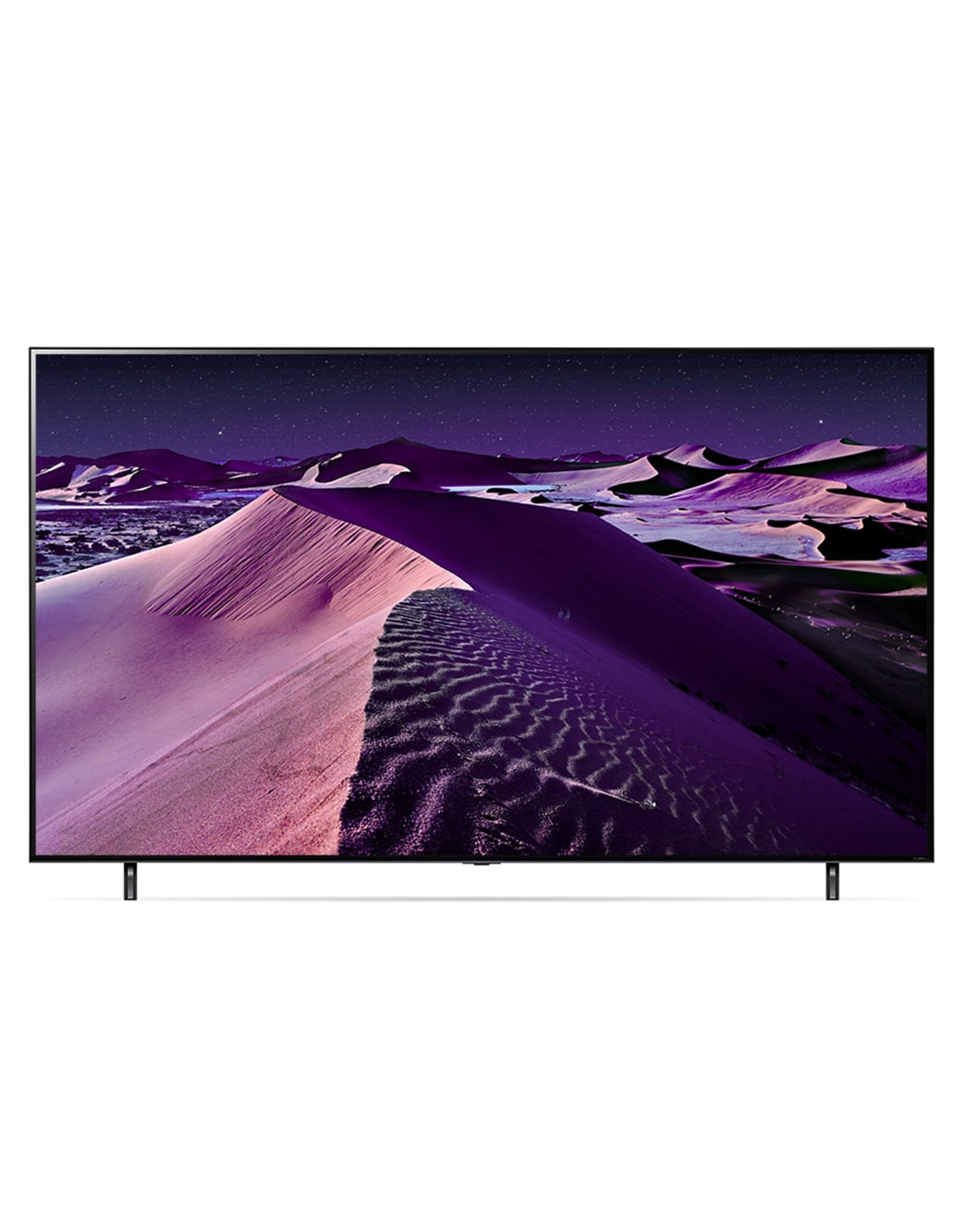 LG Pantalla LG QNED MiniLED TV 86'' 4K SMART TV con ThinQ AI , front view with infill image, 86QNED85SQA