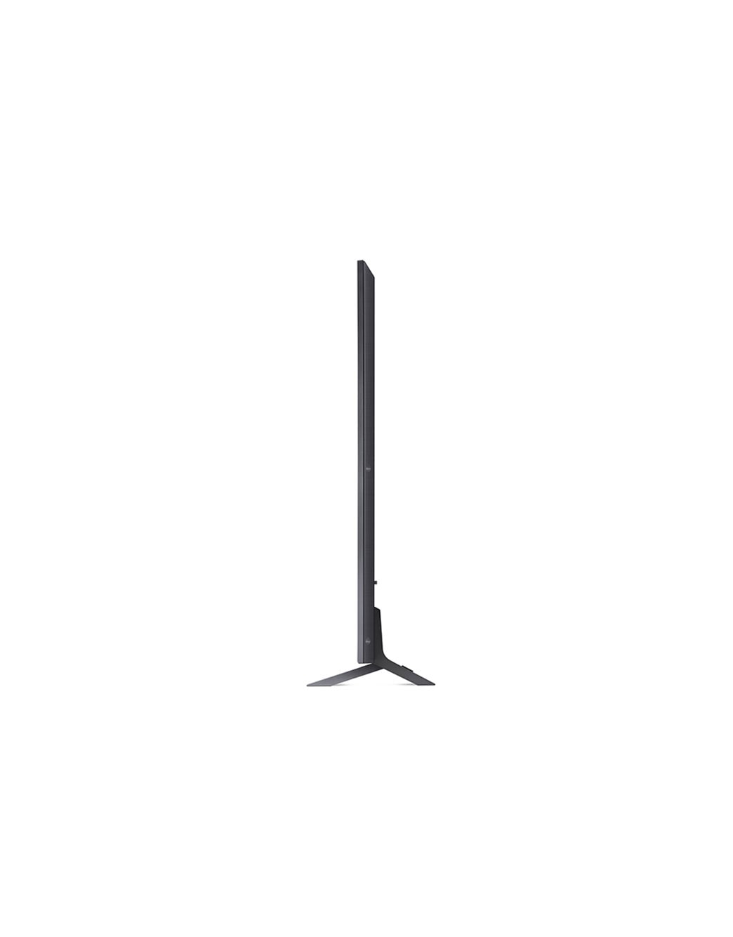 LG Pantalla LG QNED MiniLED TV 86'' 4K SMART TV con ThinQ AI , 90 degree side view, 86QNED85SQA