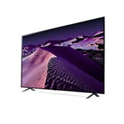 LG Pantalla LG QNED MiniLED TV 86'' 4K SMART TV con ThinQ AI , 30 degree side view with infill image, 86QNED85SQA, thumbnail 6
