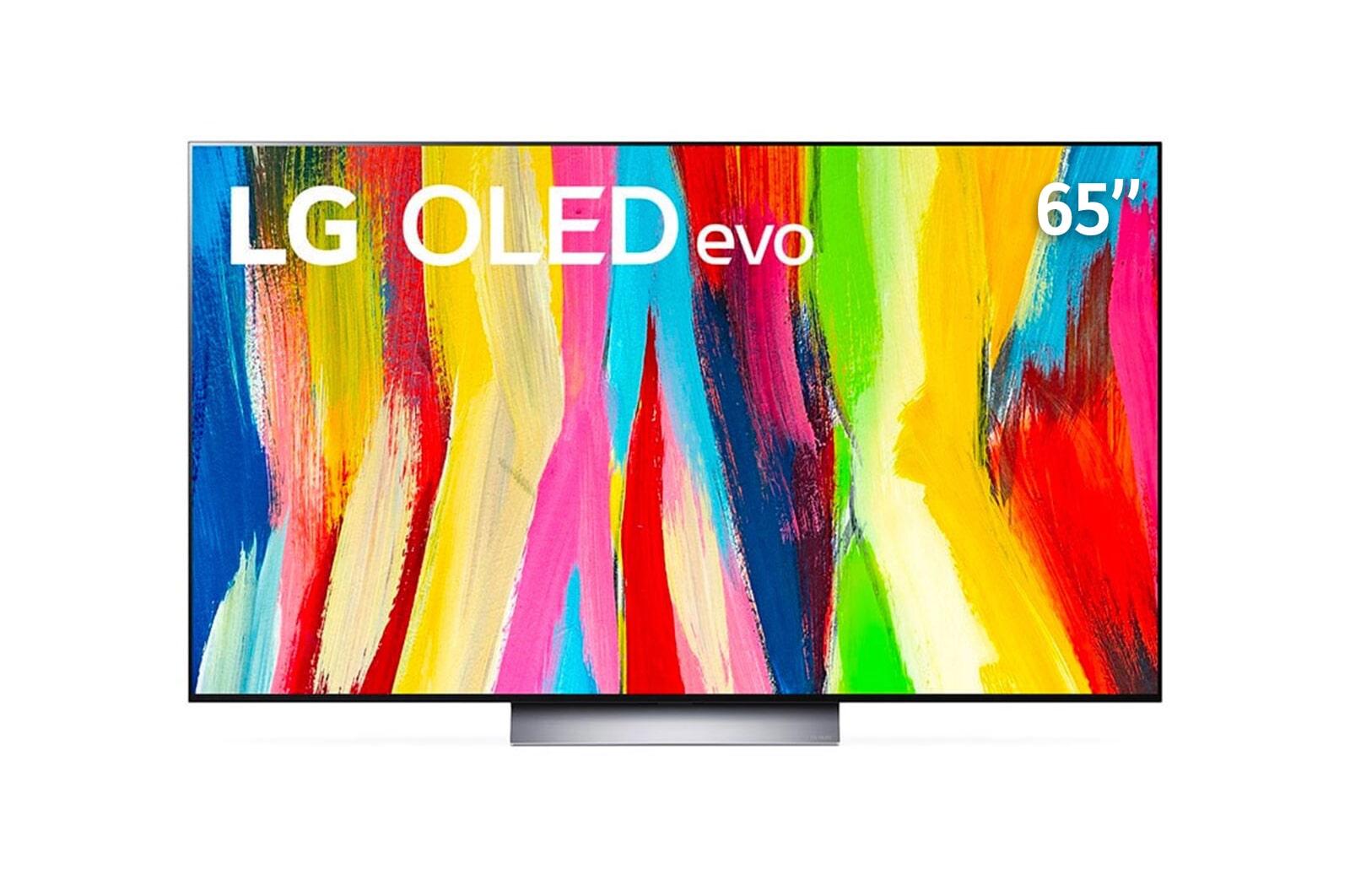 LG OLED 65'' C2 evo Smart TV con ThinQ™ (Inteligencia Artificial), Vista frontal , OLED65C2PSA