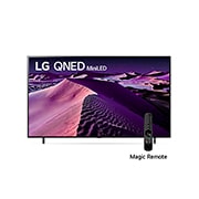 LG Pantalla LG QNED MiniLED TV 86'' 4K SMART TV con ThinQ AI , A front view of the LG QNED TV with infill image and product logo on, 86QNED85SQA, thumbnail 6