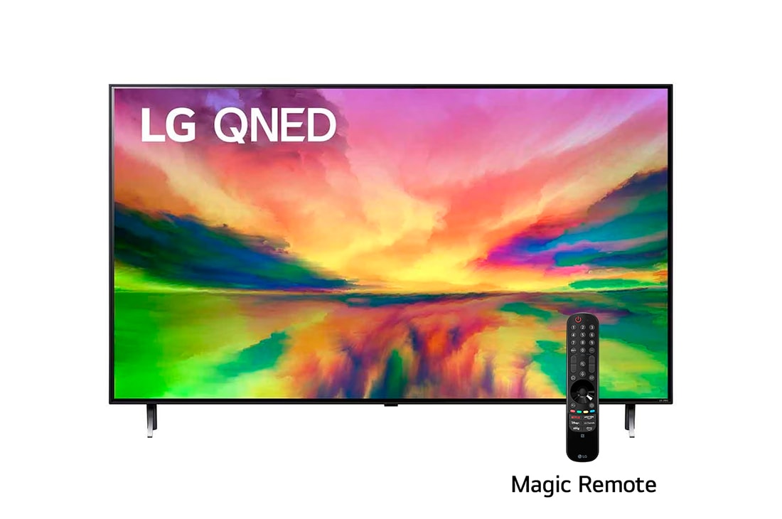 LG Pantalla LG QNED 55'' QNED80 4K SMART TV con ThinQ AI , 55QNED80SRA, 55QNED80SRA