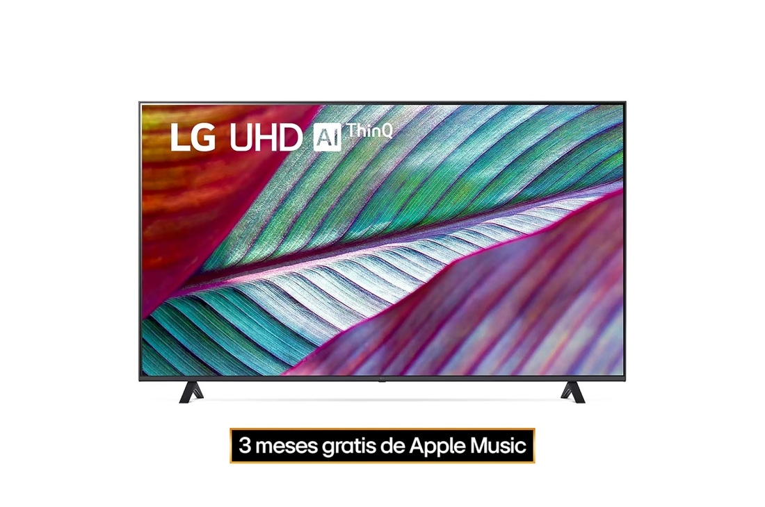 LG Pantalla LG UHD 70'' UR78 4K SMART TV con ThinQ AI, Vista frontal del televisor LG UHD, 70UR7800PSB