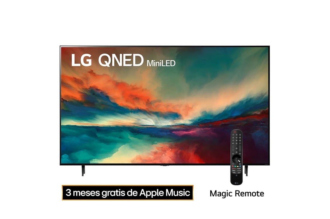 LG Pantalla LG QNED miniLED 86'' QNED85 4K SMART TV con ThinQ AI, 86QNED85SRA