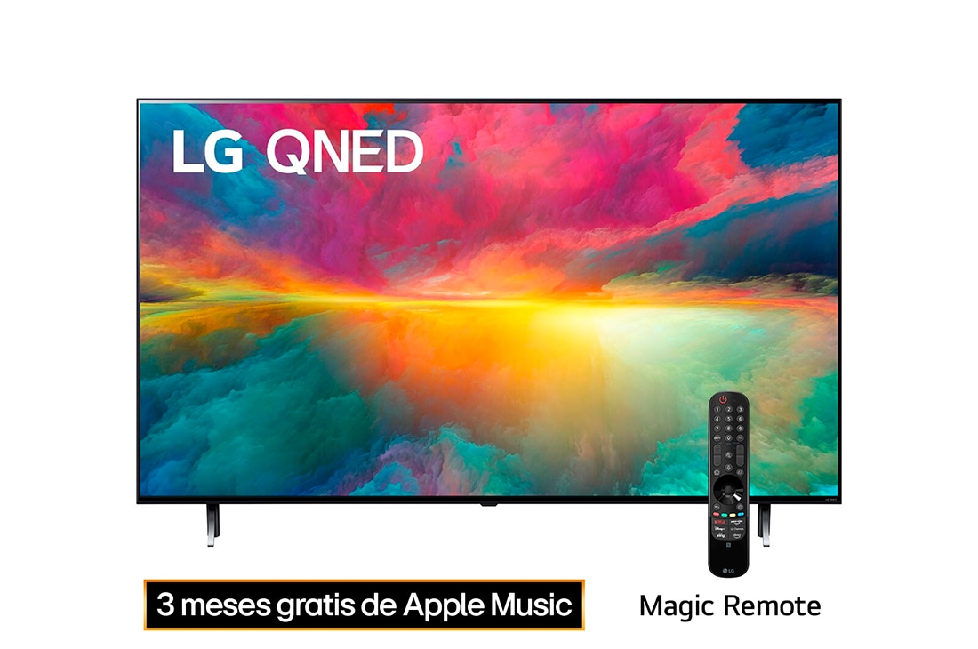 LG Pantalla LG QNED 75 50'' 4K SMART TV con ThinQ AI, 50QNED75SRA, 50QNED75SRA