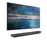 LG OLED TV 77'' | UHD 4K SMART TV | Ultra HD | Procesador α9 Gen 2  | ThinQ™ AI | Diseño  Super Delgado | Resolución tipo Cine 4K HDR / HFR | Sonido Frontal, LG SIGNATURE OLED TV W9 - 4K HDR Smart TV w/ AI ThinQ® - 65'' Class (64.5'' Diag), 30 degree side view, OLED65W9PUA, thumbnail 7, OLED77W9PUA, thumbnail 9