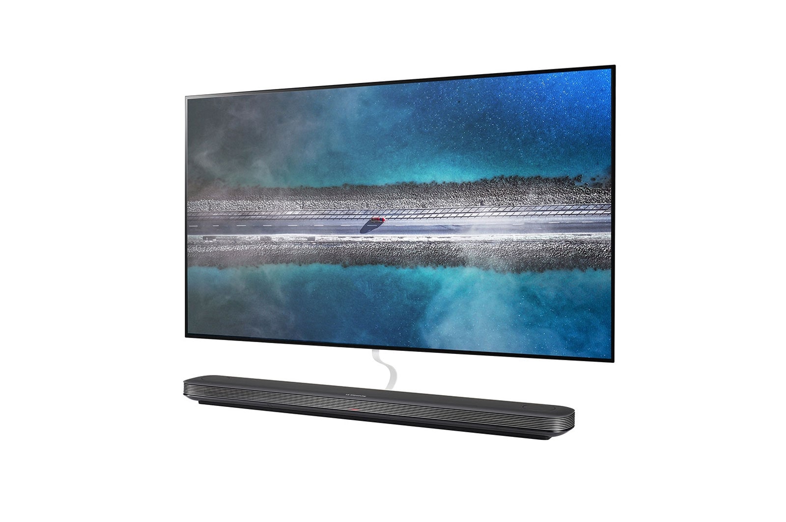 LG OLED TV 77'' | UHD 4K SMART TV | Ultra HD | Procesador α9 Gen 2  | ThinQ™ AI | Diseño  Super Delgado | Resolución tipo Cine 4K HDR / HFR | Sonido Frontal, LG SIGNATURE OLED TV W9 - 4K HDR Smart TV w/ AI ThinQ® - 65'' Class (64.5'' Diag), -15 degree side view, OLED65W9PUA, thumbnail 3, OLED77W9PUA