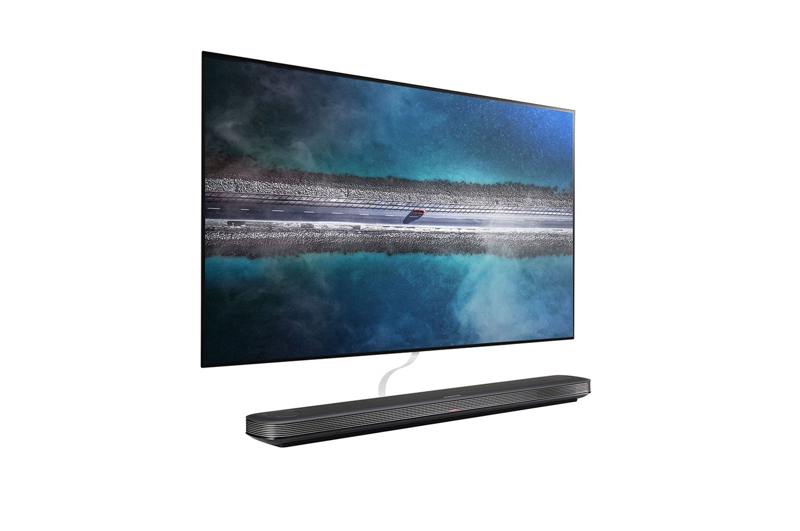 LG OLED TV 77'' | UHD 4K SMART TV | Ultra HD | Procesador α9 Gen 2  | ThinQ™ AI | Diseño  Super Delgado | Resolución tipo Cine 4K HDR / HFR | Sonido Frontal, LG SIGNATURE OLED TV W9 - 4K HDR Smart TV w/ AI ThinQ® - 65'' Class (64.5'' Diag), 30 degree side view, OLED65W9PUA, thumbnail 7, OLED77W9PUA